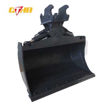 Mini Excavator Tilting Bucket Cleaning Tilt Bucket