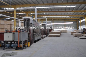 combined woodworking machines/plywood machinery