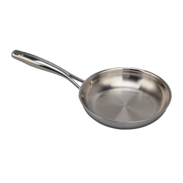 Dia 24cm Tri-ply Stainless steel frying pan