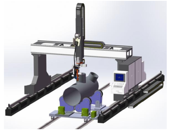 Gantry Welding Robot of Intersecting Lines on Cylindrical Shell and Head (2)