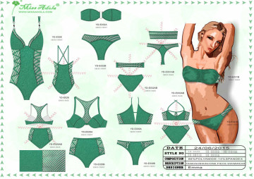 Miss Adola OEM transparent mesh bathing suit weekly recommendation swimwear young girl sexy fashion bikini swimming suit series