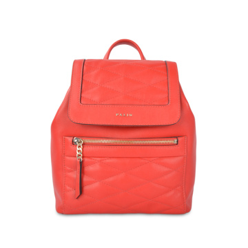 Real Leather Girls Camera Backpack Candy Color