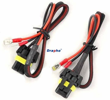 Hid Ballast Input Power Cable Wire Harness Plugs