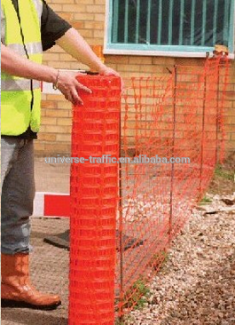 orange safety plastic mesh