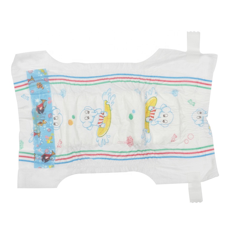 lovely disposable baby diaper with elephant cartoon diapers manufacturer