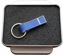 new 64GB leather usb drive with keychain