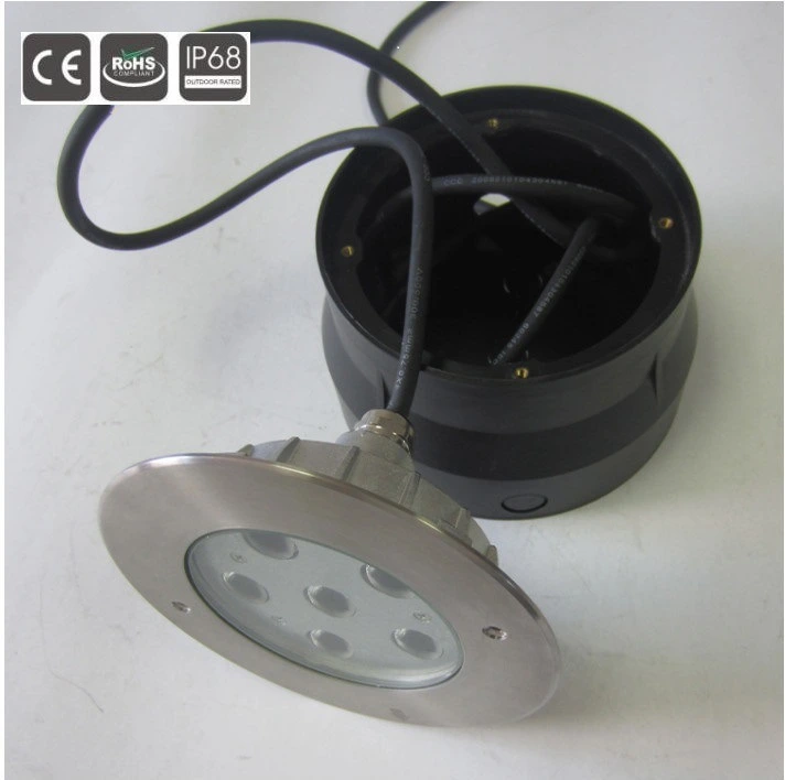 18W IP68 12/24V Flat LED Underwater Swimming Pool Inground