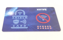 Printing wallet security rfid blocking card
