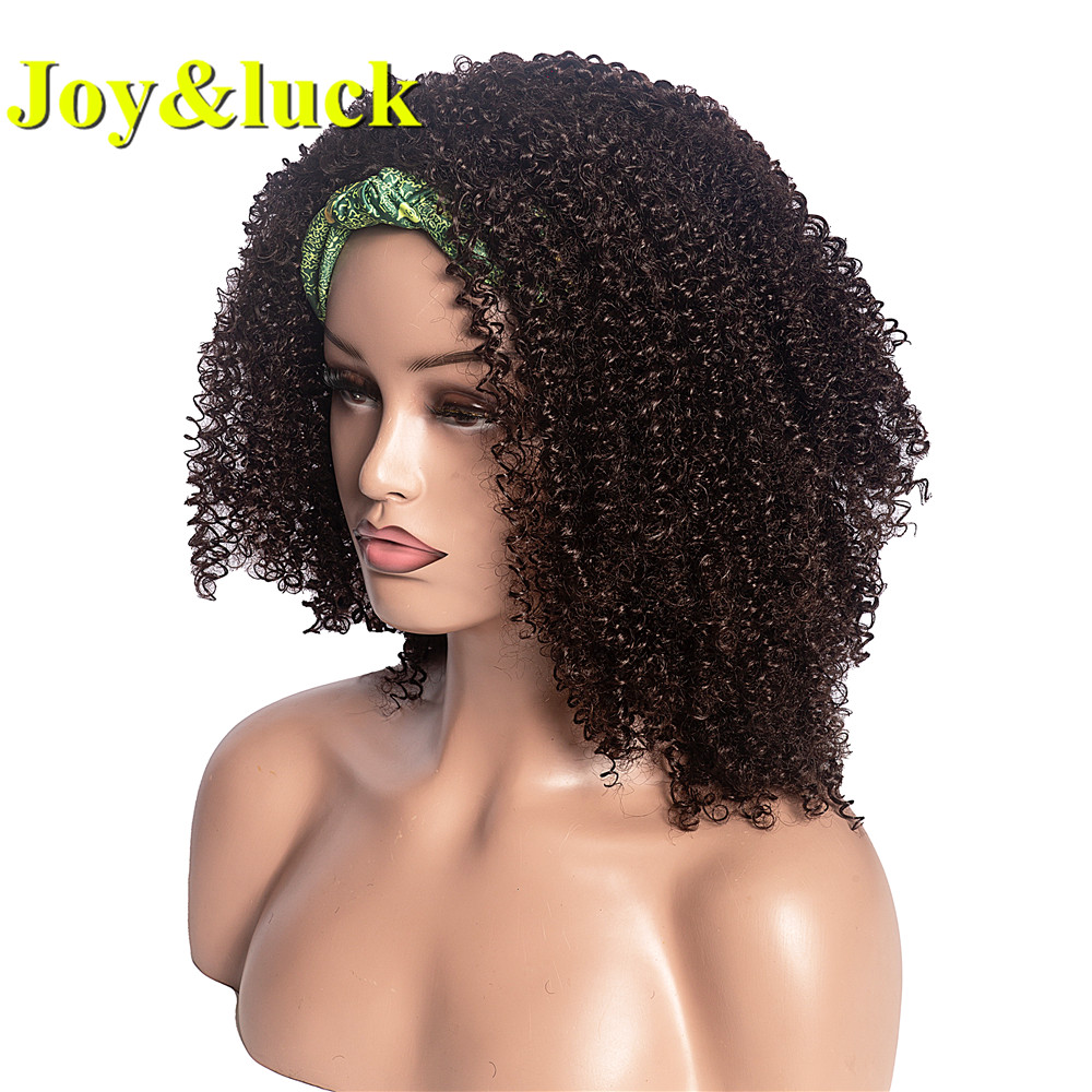 Head Band Brown Hairband Box Braid Wig Braids for Black Women Ladies Natural Curly Braided Headband Wig Synthetic Hair Wigs