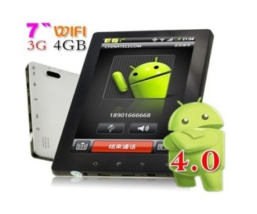 WiFi 3G Android 4.0 os Tablet pc With Phone Call