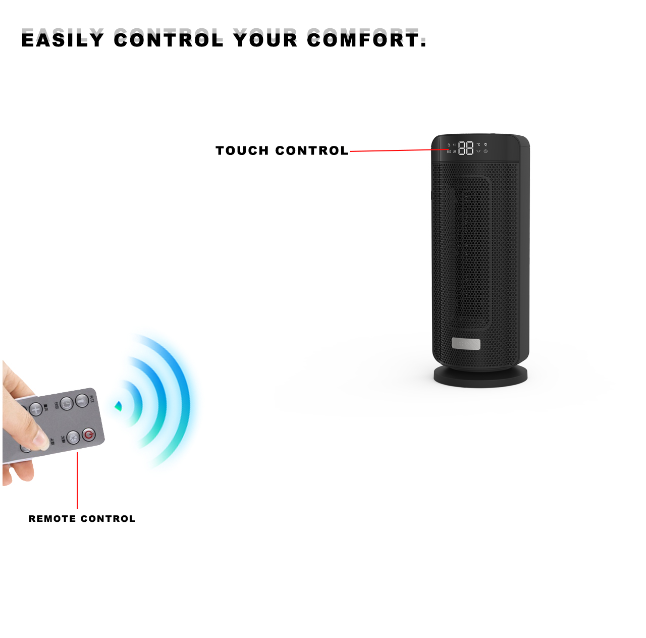 HTN-N012 PTC Ceramic Fan Heater control HTN-N012 PTC Ceramic Fan Heater control