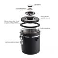 Airtight Stainless Steel Coffee Bean Storage