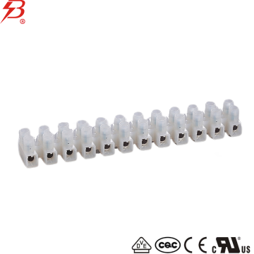 Raised Base Terminal Blocks Strip 12P Wire Connector