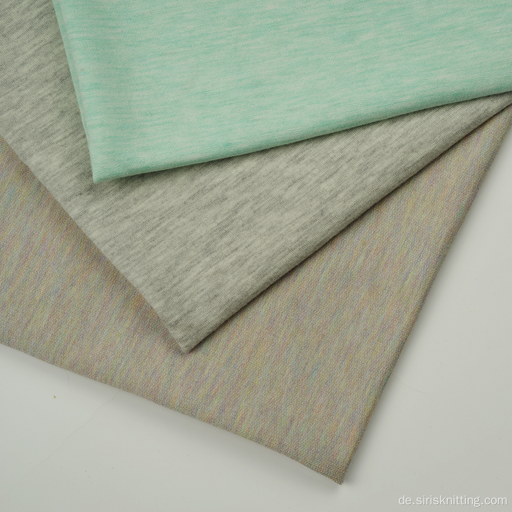 Melange Rayon Polyester Spandex Fleece Stoff