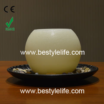 Yellow flicker flameless decorative led candle