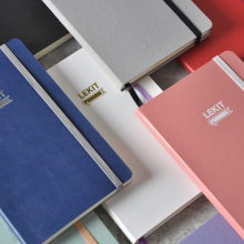 Custom Logo A5 Leatherette Hardcover Notebook Planner - 2023 Journal Printing