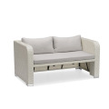 Ensemble de sofa sectionnel extérieur de meubles de jardin de rotin