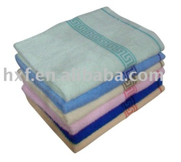 jacquard terry bath towels