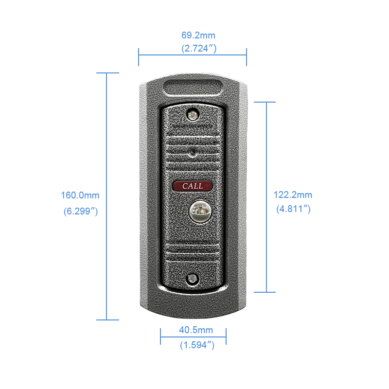 Bcomtech make promotion on 4.3 Inch Cctv Wired Ring Doorbell with Camera