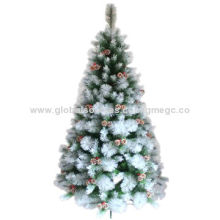 PVC Mixed Spray White Pine Needles Tree
