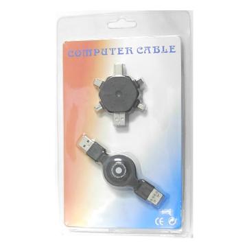 6-in-one USB Connector &amp; USB AF-AM Cable