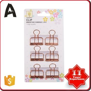 New Design factory supply rabbit shapes binder clip