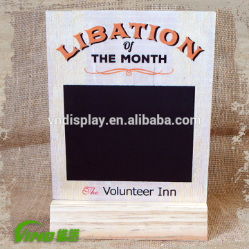 Custom Wooden Sign Stand, Chalkboard Stand, Wood Menu Stand
