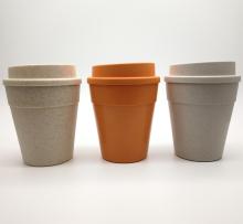 Leak Proof Eco Natural Wheat Straw Coffee Cup