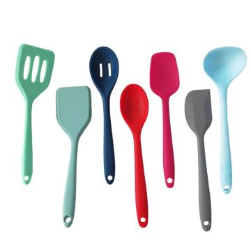 7pc ergonomic silicone utensil set