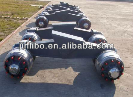 Semi Trailer Rigid Suspension Heavy Duty 45T-120T