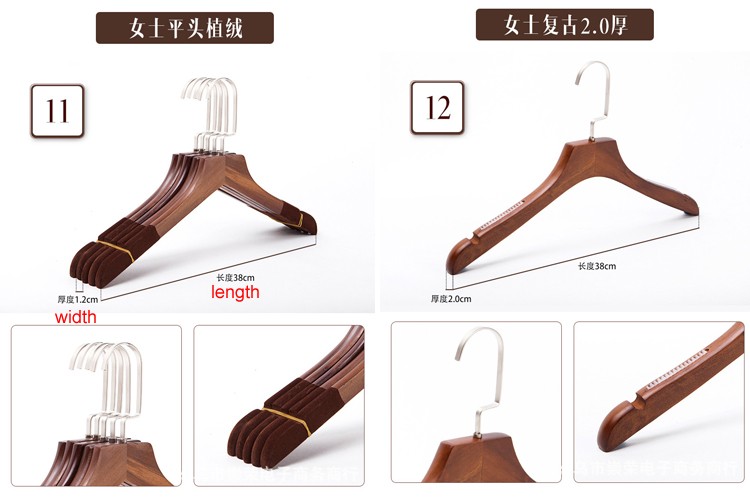 wholesale cheap wooden clothes coat suit custom hanger wood hangers for clothes