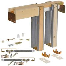 Home Pocket Door Frame 80" Steel Track