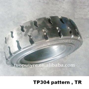 Pneumatic rim solid tyre