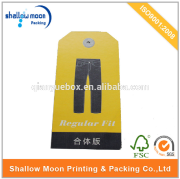 wholesale high quality custom clothing tag