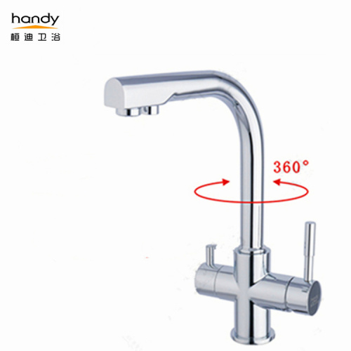 Single Hole Brass Kitchen Sink Faucet