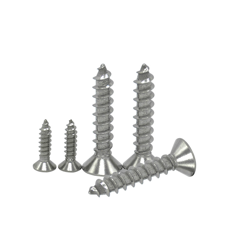 Stainless Steel Countersunk Self-Tapping Flat Head Screws