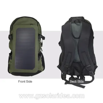 Green High Powered Solar Phone Charger Backpacking