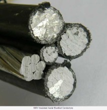 Low Voltage Aerial Cable Al/XLPE 2.5% Carbon UV Resistant