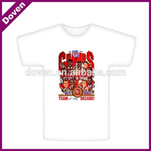 Custom cotton heat transfer printing t shirts