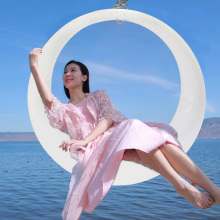 Unique Glowing Patio Swing for Backyard and Garden Landscaping