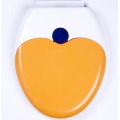 Smart hygienic slow close plastic toilet seat