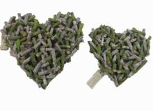 Spring festival decorated willow heart decorations