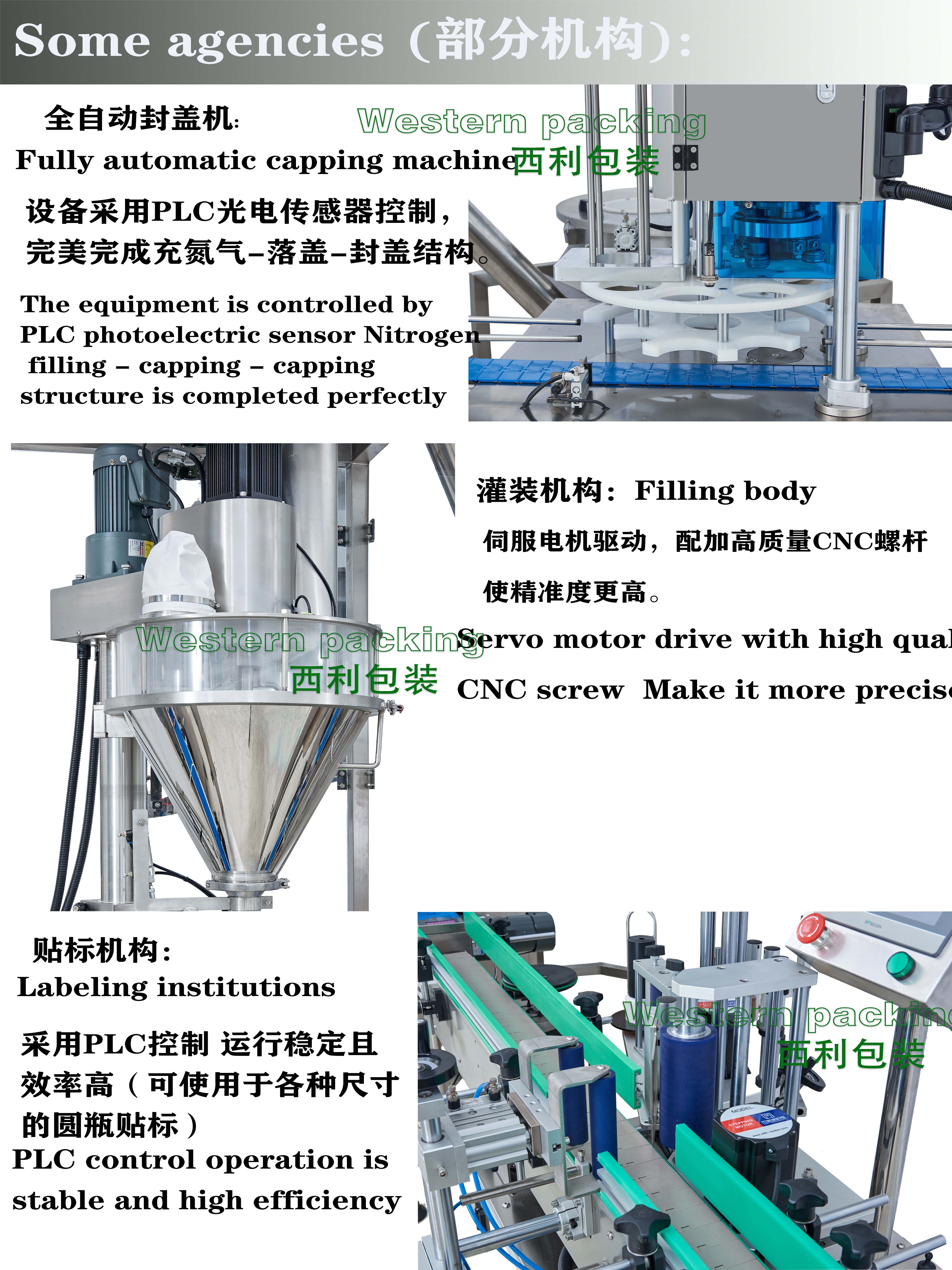 Milk powder protein powder filling packaging machine