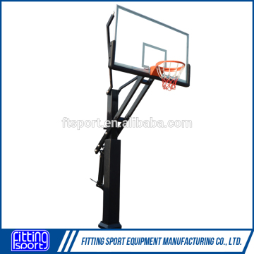 Outdoor Height Adjustable Inground Basketball Goal