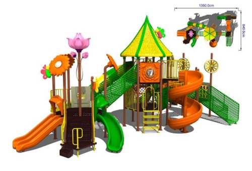Custom Outside Tree House Playground Recreation Equipments For Child