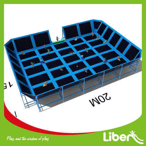 Hot selling new style professional safe trampoline park