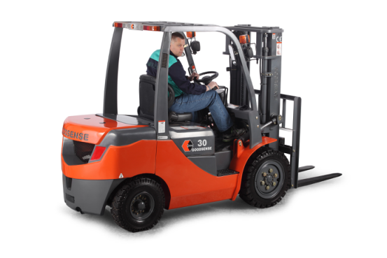 Forklift with different attachment