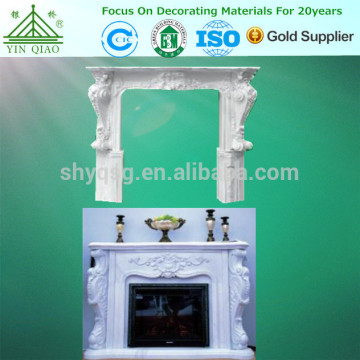 House Interior decorative plaster gypsum fireplace frame