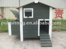 Wooden chicken coop
