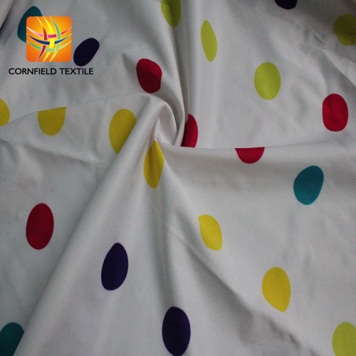 thin waterproof polyester print terry cloth baby